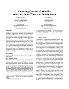 Applying Game Theory on Smartphones