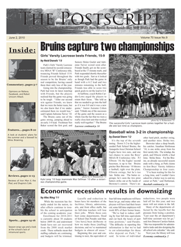 Bruins Capture Two Championships
