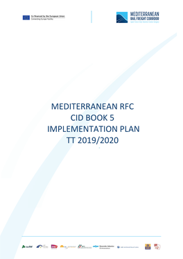 Mediterranean Rfc Cid Book 5 Implementation Plan Tt 2019/2020 Tt 2018/2019