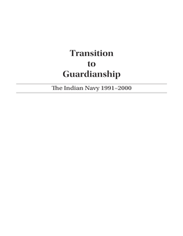 Transition to Guardianship