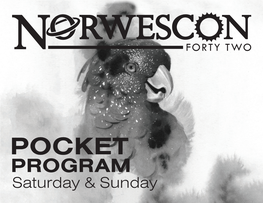 Pocket Program Saturday/Sunday