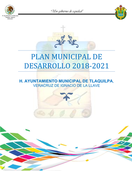 Plan Municipal De Desarrollo 2018-2021