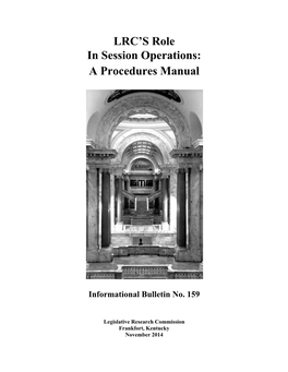 LRC's Role in Session Operations