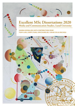 Excellent Msc Dissertations 2020