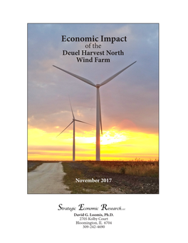 Economic Impact of the Deuel Harvest North Wind Farm