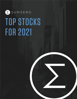 Sumzero Top Stocks for 2021