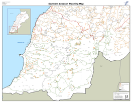 Southern Lebanon Planning Map ! ! !