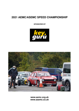 2021 Aemc/Asemc Speed Championship