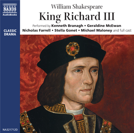 King Richard III CD Booklet
