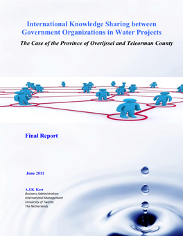International Knowledge Sharing Between Government Organizations in Water Projects