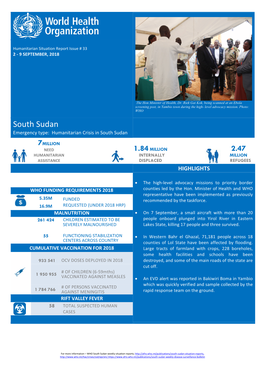 South Sudan Emergency Type: Humanitarian Crisis in South Sudan