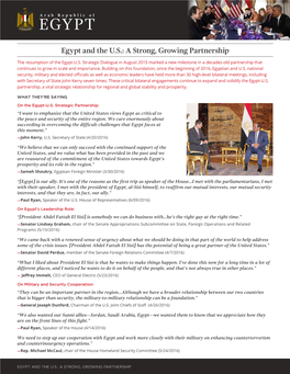 Egypt and the US