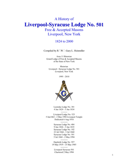 History of L'pool, Syr, Danforth Lodges