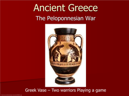 Ancient Greece the Peloponnesian War