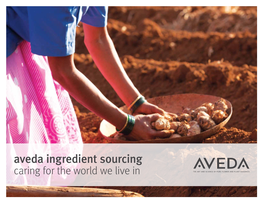 Aveda Ingredient Sourcing