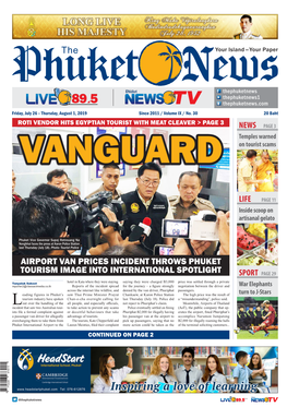 Airport Van Prices Incident Throws Phuket Tourism Image Into International Spotlight Sport Page 29