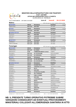 Ministero Delle Infrastrutture E Dei Trasporti D.G.T