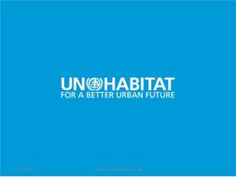 1 18/01/2020 Claudio.Acioly@Unhabitat.Org Finance Debt Service Ratio (Debt Service Expenditure As a Percent of a Municipality’S Own- Source Revenue)