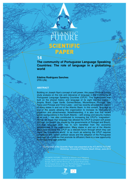 The Community of Portuguese Language Speaking Countries: the Role of Language in a Globalizing World