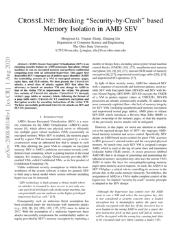 Based Memory Isolation in AMD