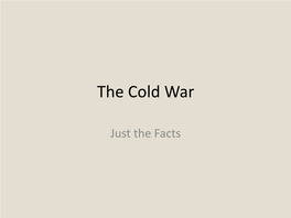 The Cold War