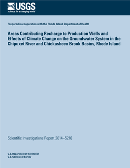 Areas Contributing Recharge to Production Wells and Effects Of