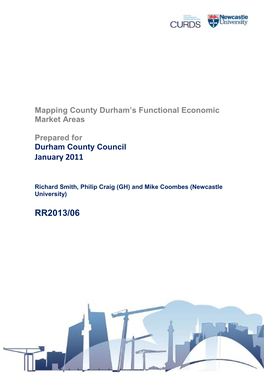 Mapping County Durham's Functional Economic Market Areas Durham County Council