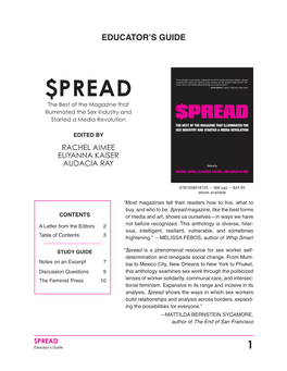 $Pread Published the Writing and Opinions of Sex Workers, for Sex Workers, Warts and All