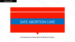 Safe Abortion Care