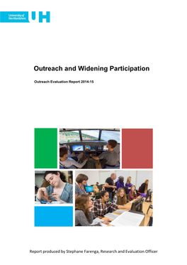 Outreach and Widening Participation