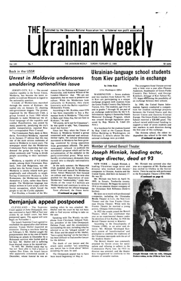 The Ukrainian Weekly 1989, No.7