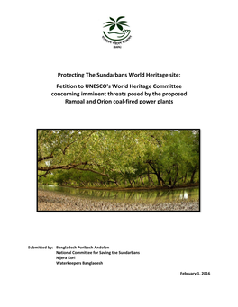 Protecting the Sundarbans World Heritage Site