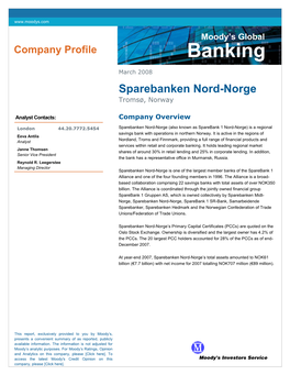 Sparebanken Nord-Norge Tromsø, Norway