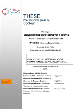 Etude Des Processus Électoraux En Afrique Occidentale