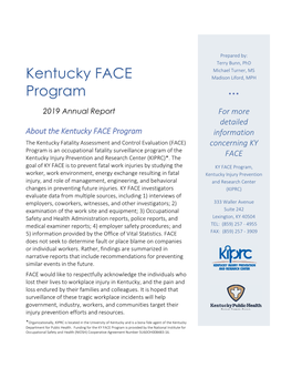 FACE Annual Report 2019