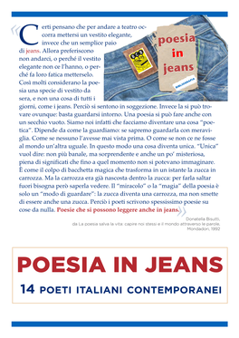 Poesia in Jeans