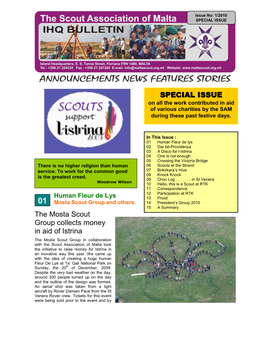 Special Bulletin Malta Scouts