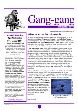 Gang-Gang November 2006.Pub