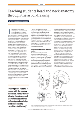 Teaching Students Head and Neck Anatomy Through the Art of Drawing