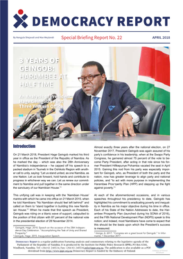 3 Years of Geingob: Harambee at Halftime