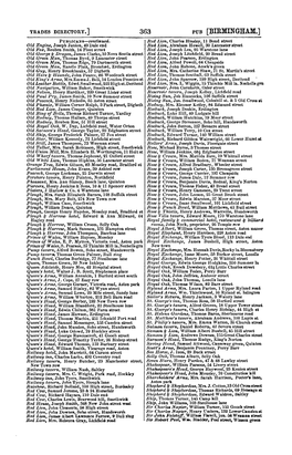 PUB [BIRMINGHAM.] Publical'l8-Continuea