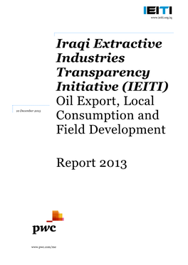 Iraqi Extractive Industries Transparency Initiative (IEITI) Oil