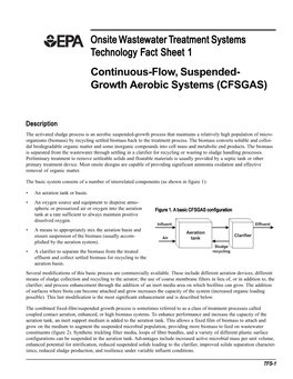 Onsite Wastewater Treatment Systems Reatment Systems Technology F