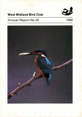 West Midland Bird Club Annual Report No 55 1988 Kingfisher Photographed at the River Avon, Welford, Warks by E Harvey