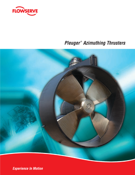 Pleuger ® Azimuthing Thrusters