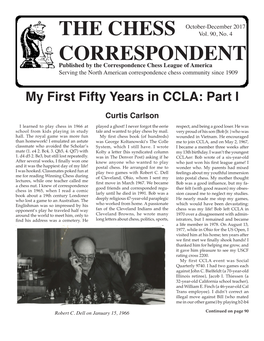 The Chess Correspondent