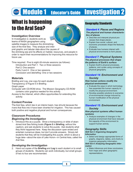 What Is Happening to the Aral Sea?