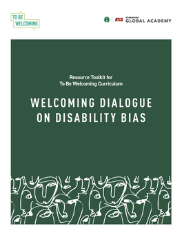 Welcoming Dialogue on Disability Bias Overview