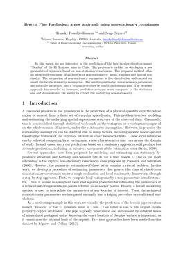 A New Approach Using Non-Stationary Covariances