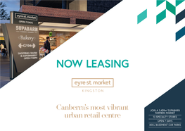 Canberra's Most Vibrant Urban Retail Centre